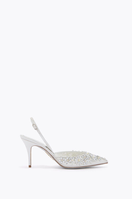 ESCARPIN SLINGBACK EVA BLANC 80