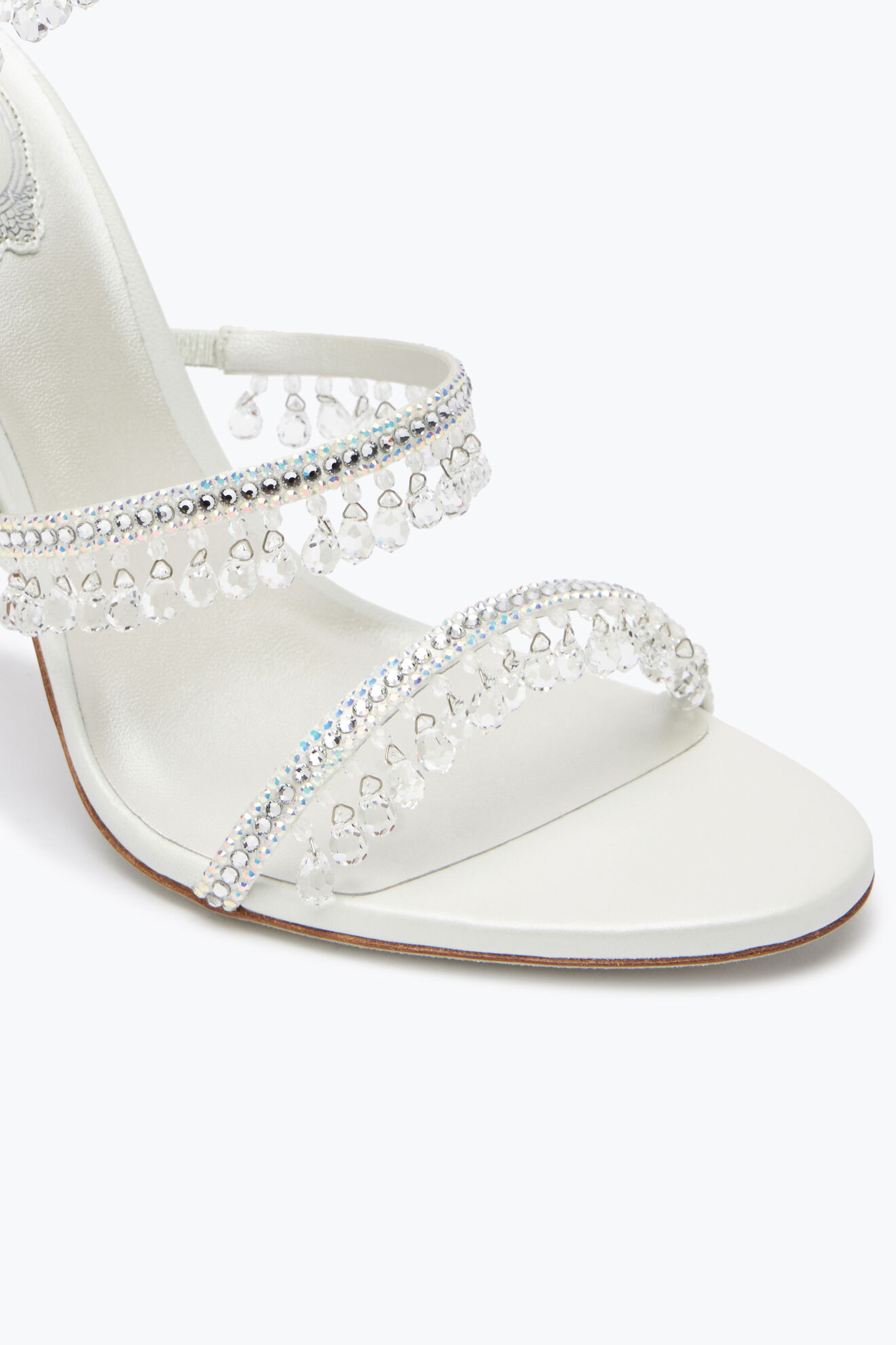Chandelier Ivory Sandal 105 Sandals in Gray for Women | Rene Caovilla®