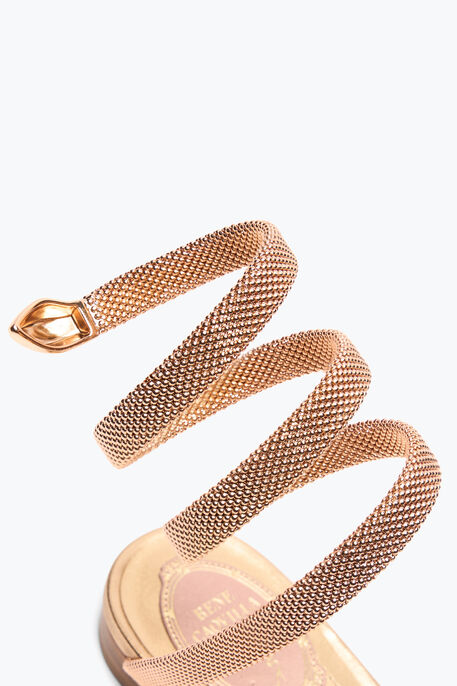 TRIGOLD CLEO THREE-TONED FLAT SANDAL 10 TRIGOLD CLEO THREE-TONED FLAT SANDAL 10