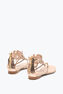 VENEZIANA GOLD AYERS LEATHER THONG SANDAL 10