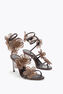 PEACH FLOWER CHOCOLATE SANDAL 80