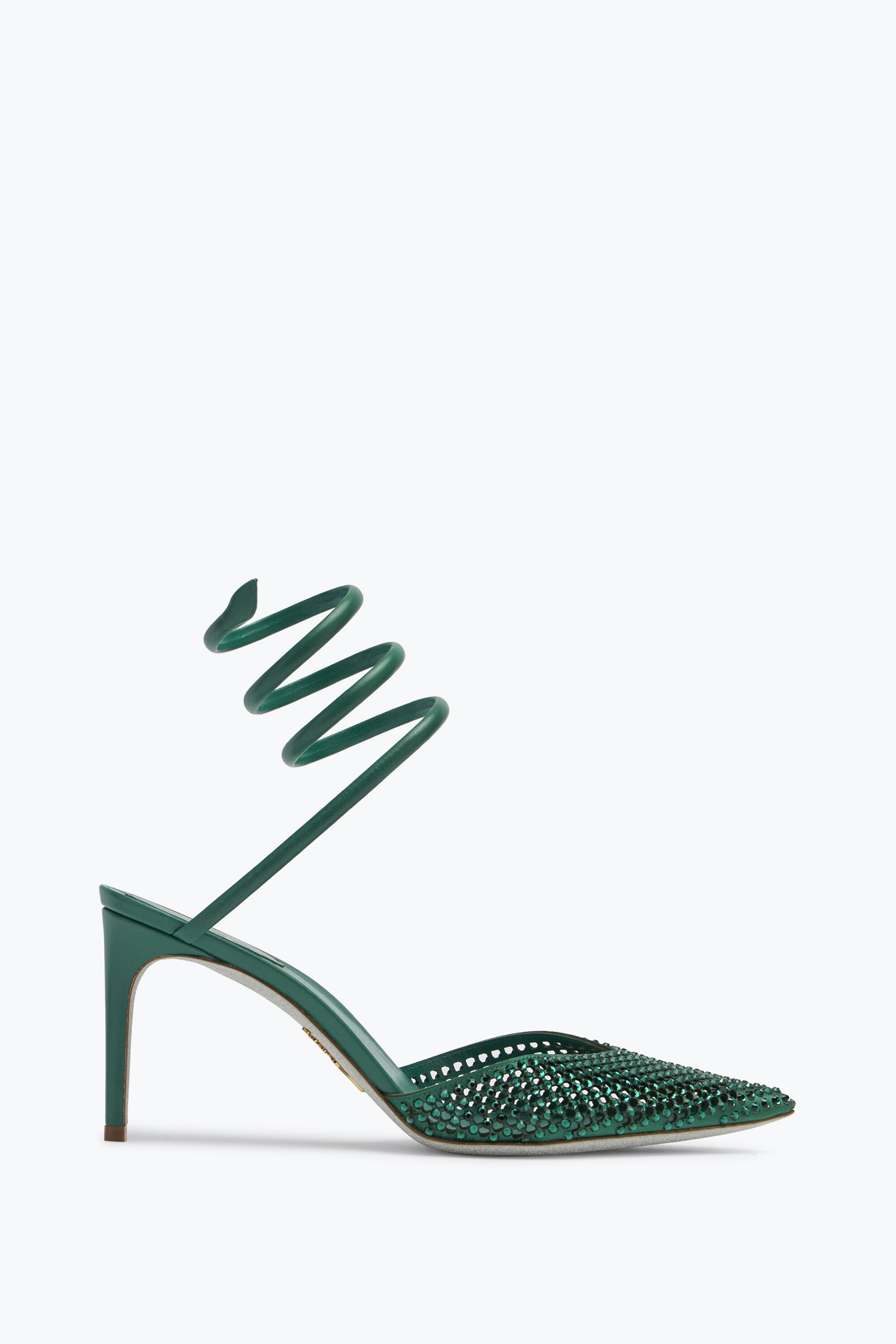 Emerald strappy sale heels
