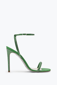 Ellabrita Crystal Green Sandal 105