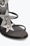 SANDALO SUPER CLEO STAR NERO-ARGENTO 105