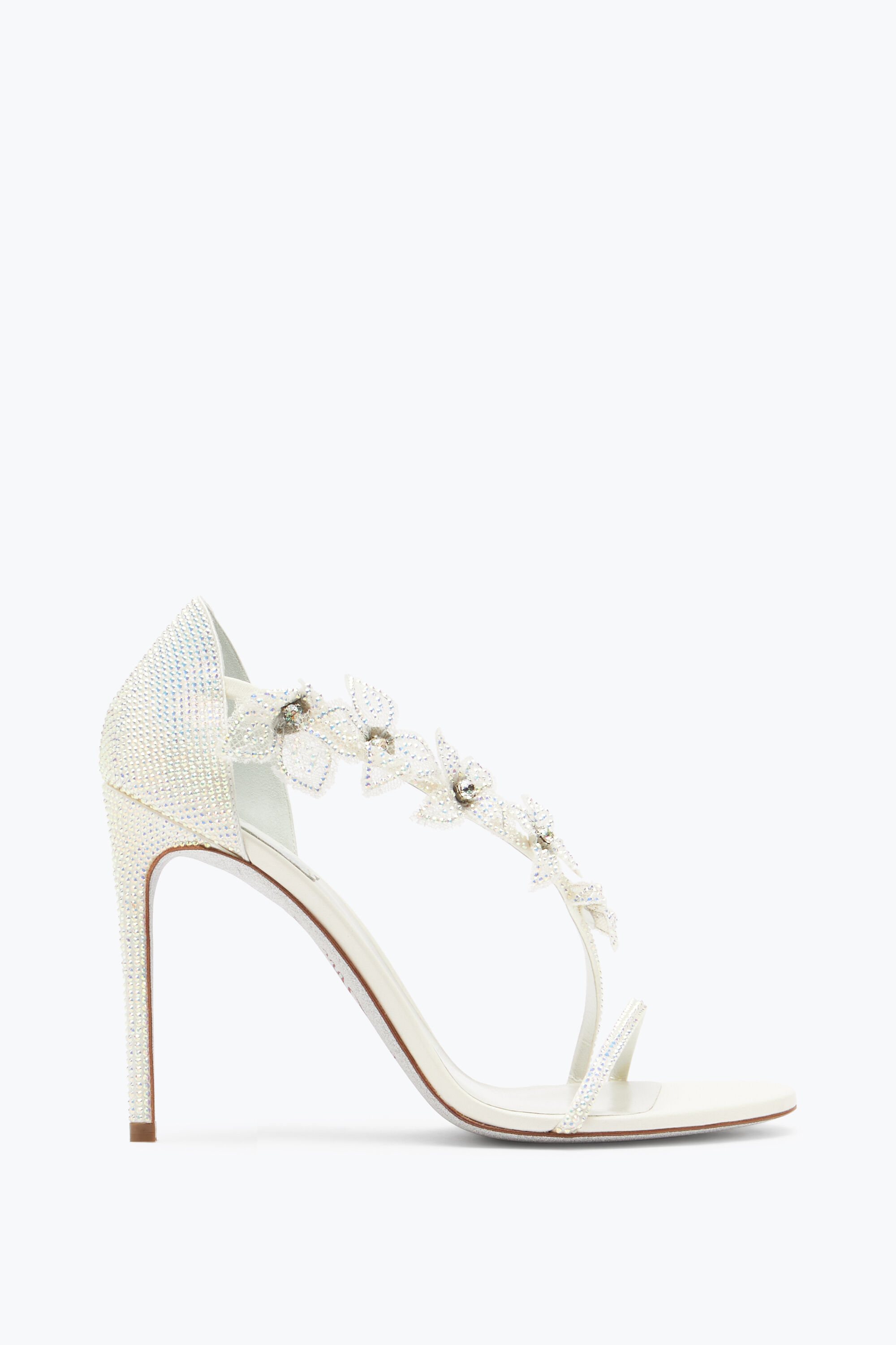 Floriane Crystal Ivory Sandal 105 Sandals in White for Women