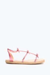 SANDALIA FLATFORM CATERINA ROSA CARAMELO 10