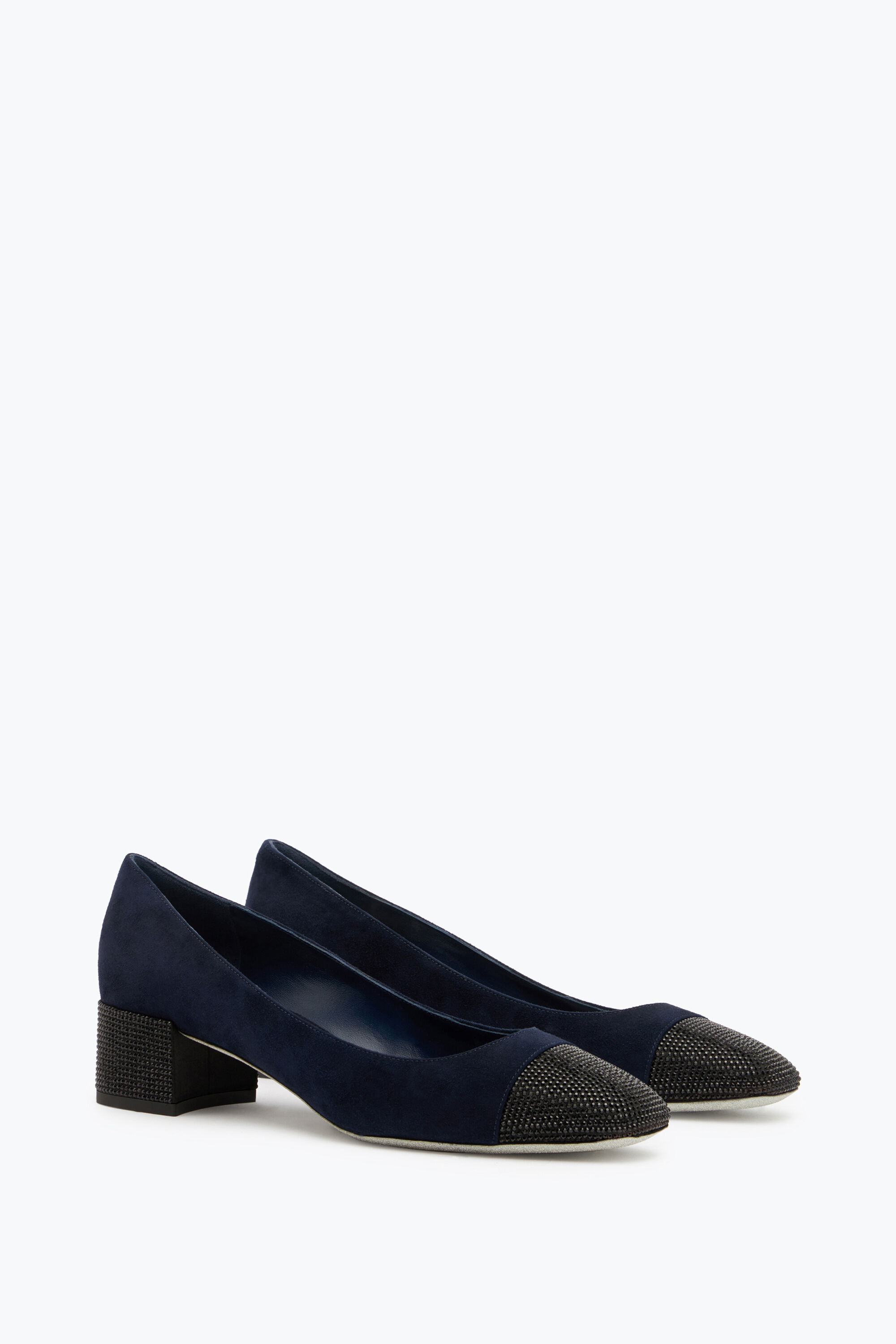 Zapatos salon azul marino deals