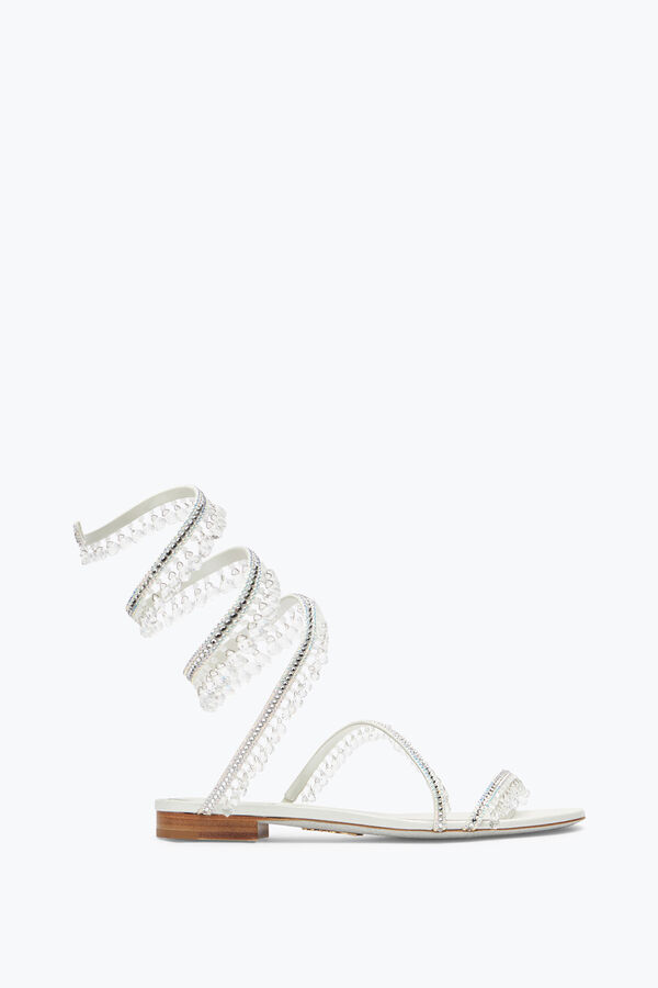 Chandelier Crystal Ivory Sandal 10