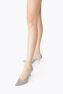 JINNY SILVER PUMP 100