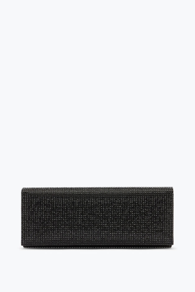 Clutch Zafira Nera Con Cristalli All-Over Clutch Zafira Nera Con Cristalli All-Over
