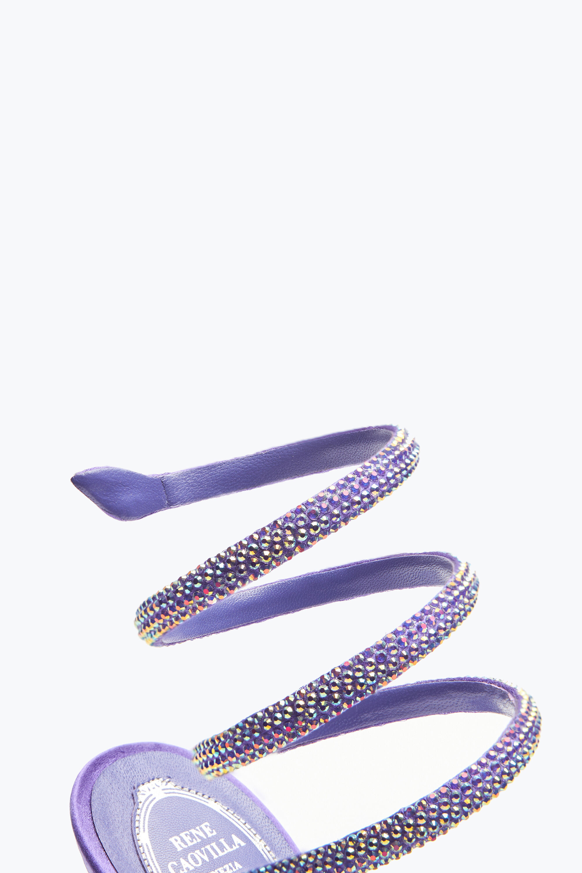 Purple jeweled sandals new arrivals