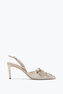 Schmuck-Slingpumps Aus Spitze Veneziana 75
