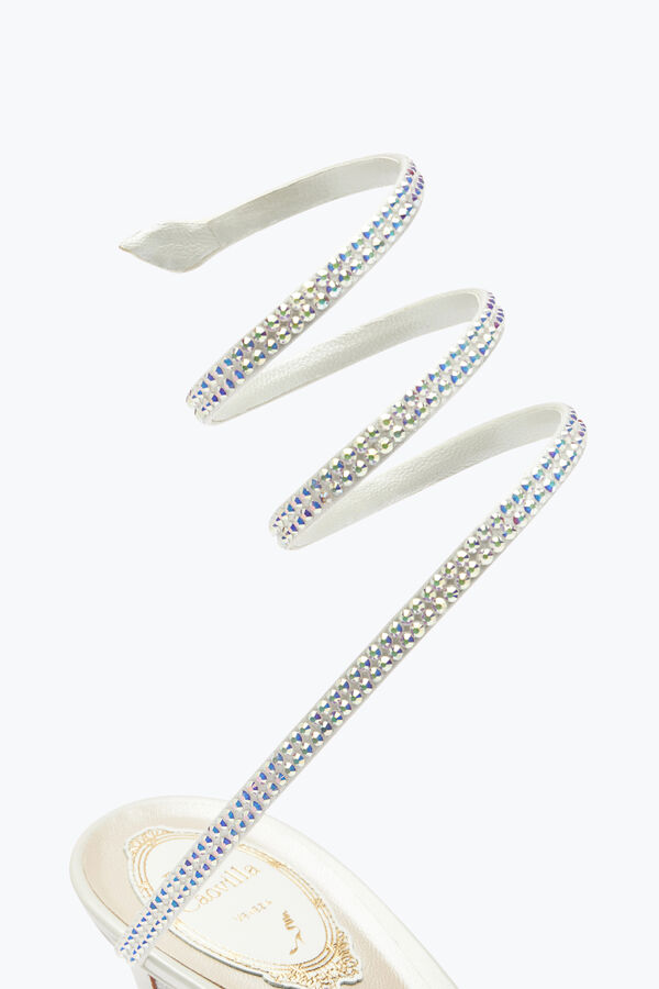 Sandali Gioiello In Raso Cleo