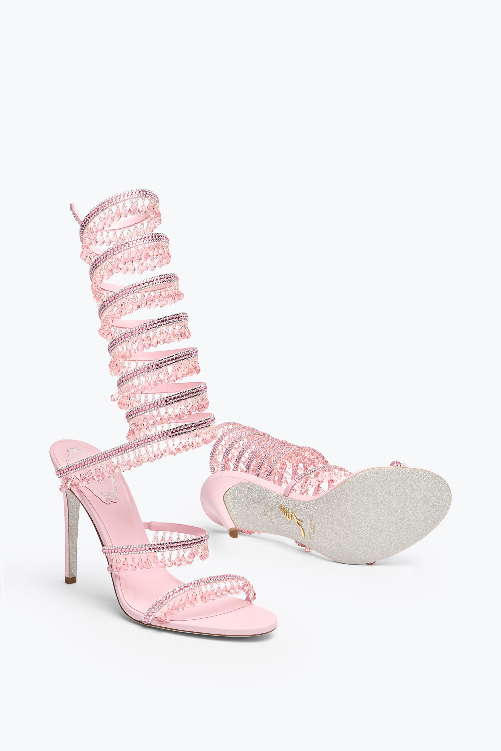 BRUNT lily kozara12 Neru Design タン Jeweled CLEO | Rene Caovilla®
