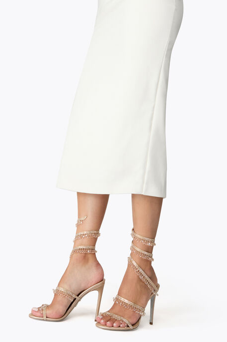 CHANDELIER CHAMPAGNE SANDAL 105