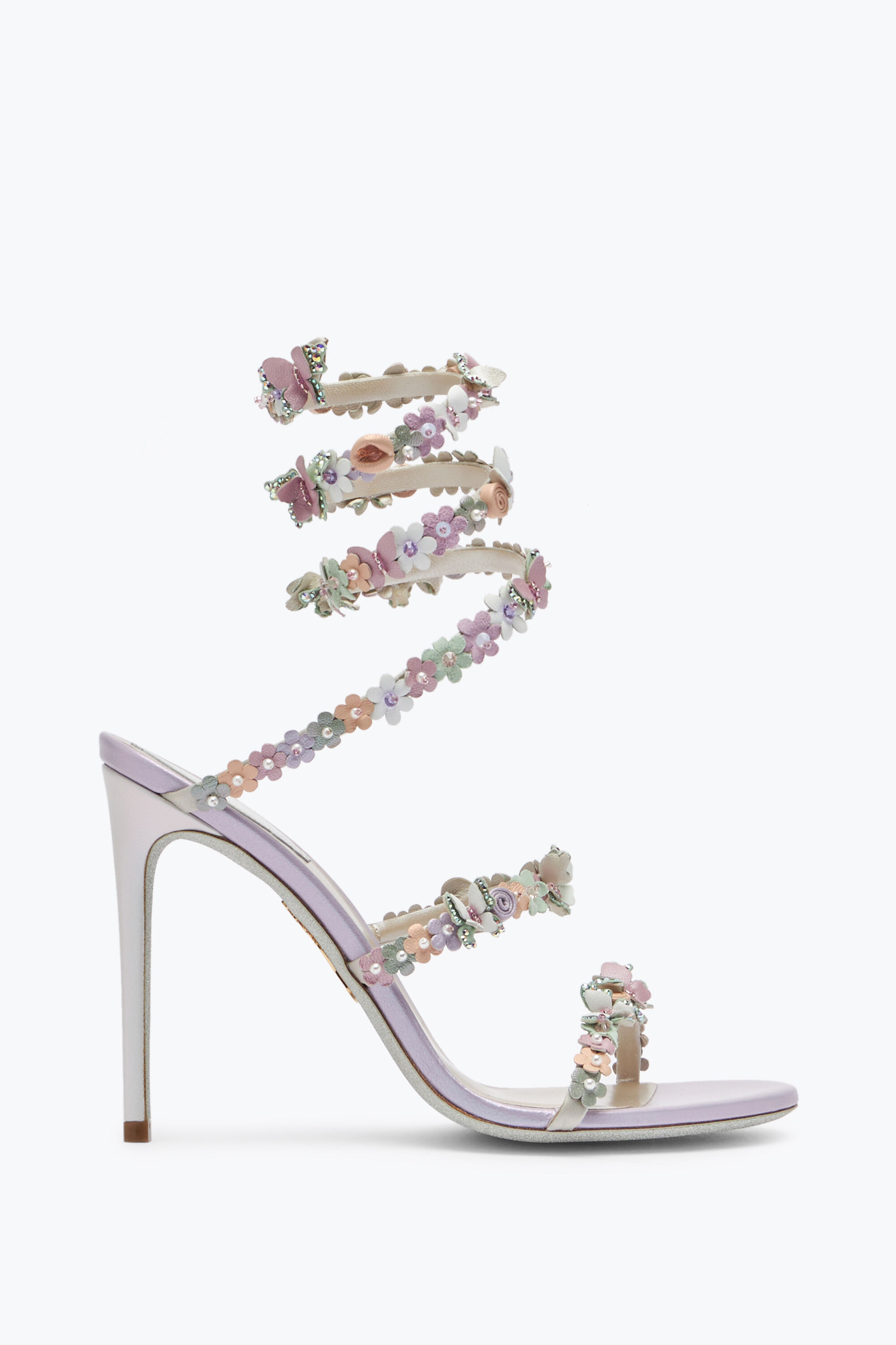 Sandali Con Fiori Bouquet in Viola Sandali per Donna Rene