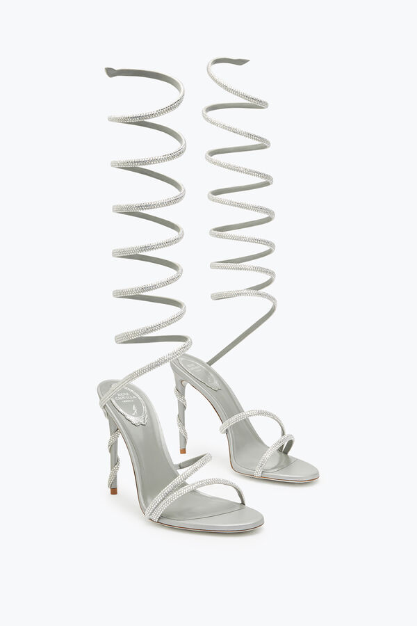 Margot Crystal Grey Sandal 105