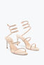 CLEO NUDE SANDAL WITH CRYSTALS 80