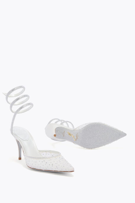 BELLE IVORY PUMP WITH SERPENT 80