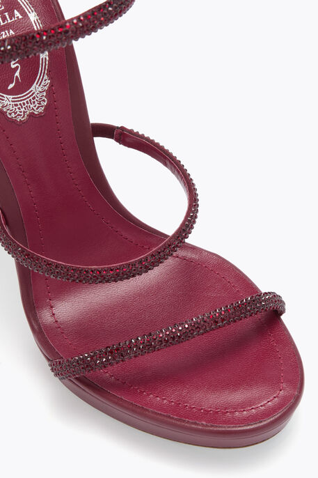 CLEO WINE PLATFORM SANDAL 120