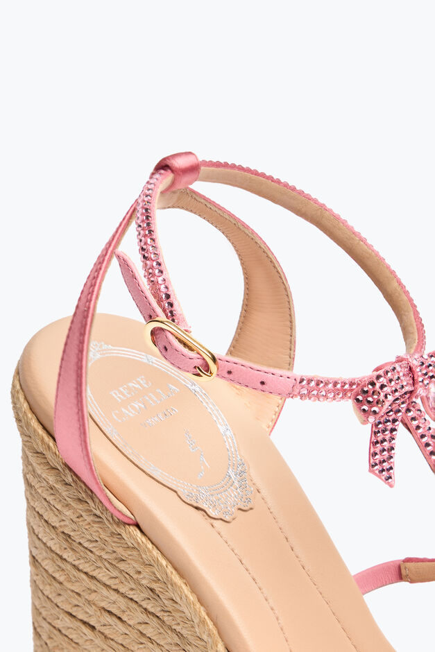 CATERINA CANDY PINK WEDGE SANDAL 120