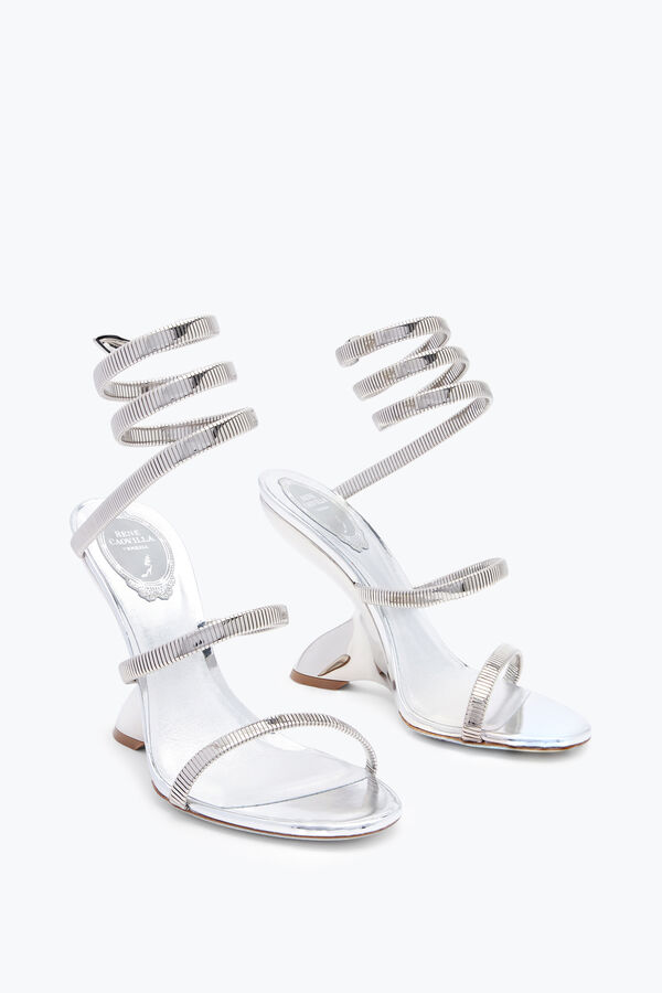 Symphony Mirrored Silver Sandal 105