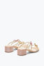 Caterina Peach Slider Sandal With Crystals 40
