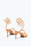 SANDALE CLEO EN CUIR D’AYERS AMBRE 80