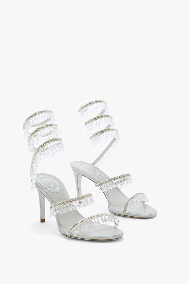 CHANDELIER SILVER SANDAL 80