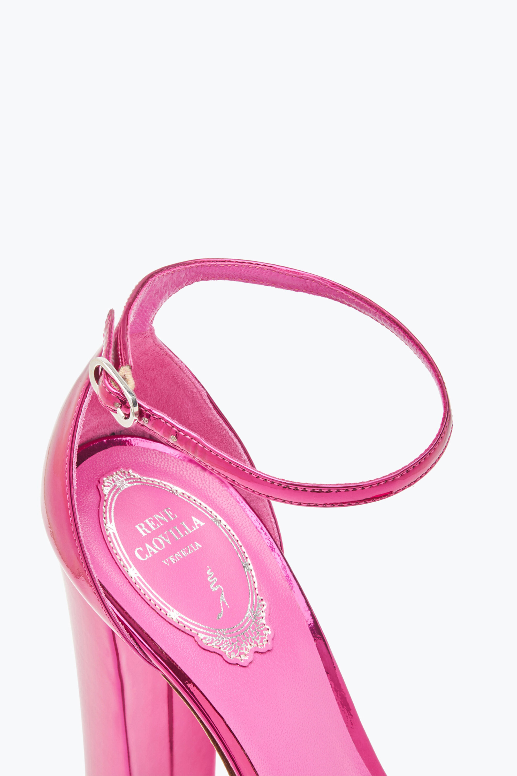 Liza Shocking Pink Sandal 130 Sandals in Fuchsia for Women Rene