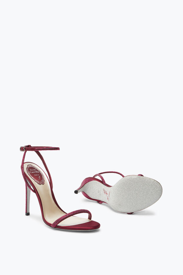 Ellabrita Crystal Burgundy Sandal 105