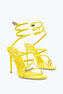 Serpente Sandale 105 mit Kristallen in Gelb