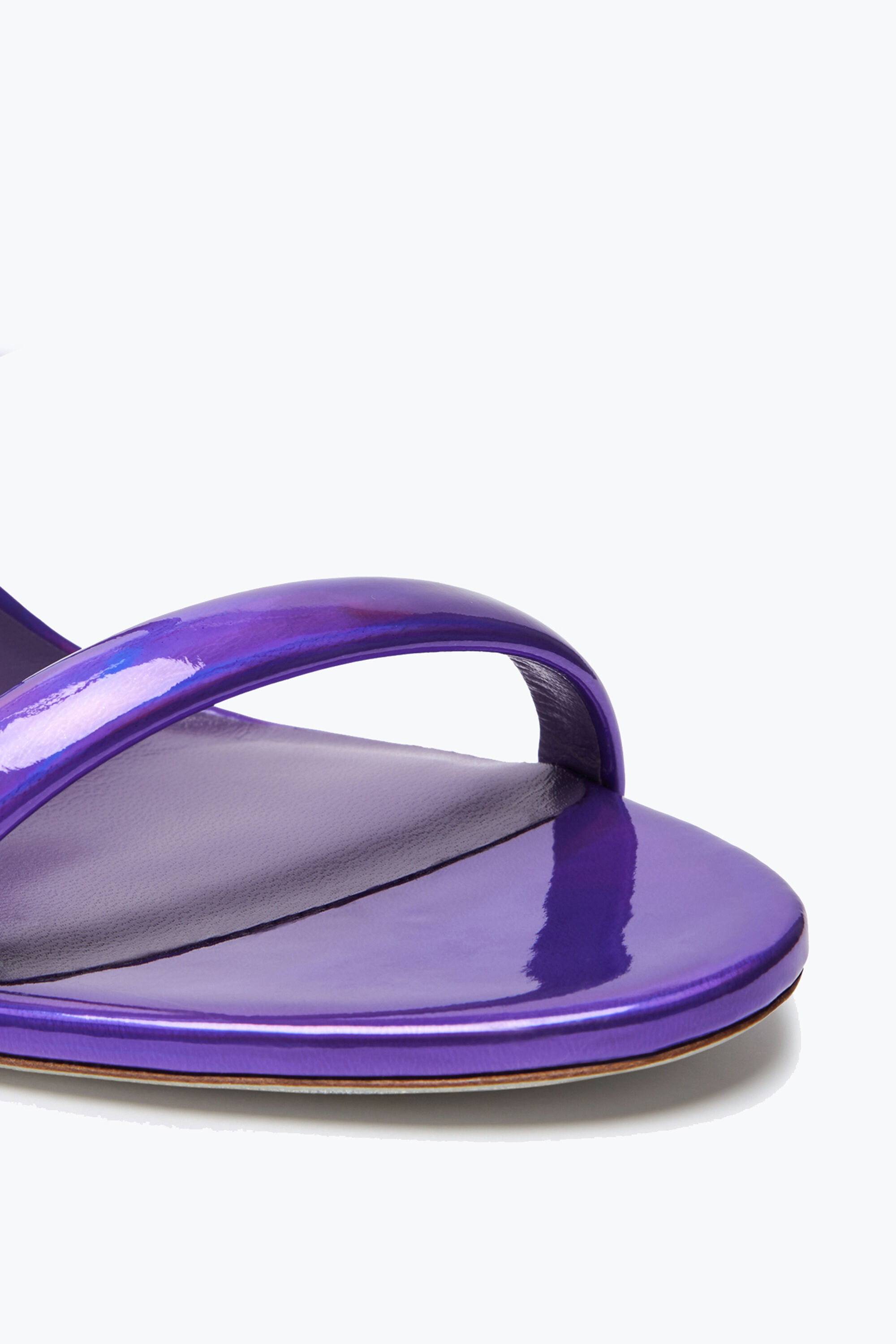 Cleo Purple Mirror Sandal 105 Sandals in Purple for Women Rene