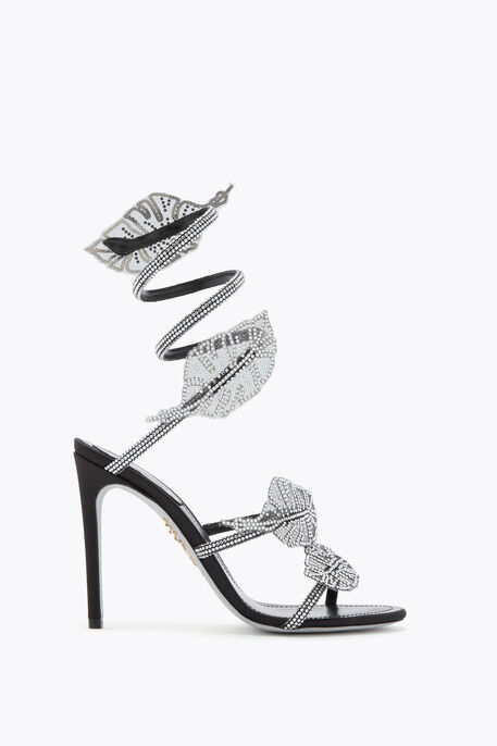 LEAF BLACK SANDAL 105