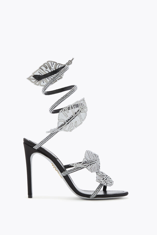 LEAF BLACK SANDAL 105
