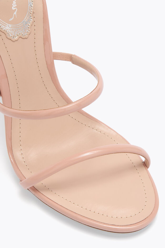 CLEO NUDE PATENT LEATHER SANDAL 105