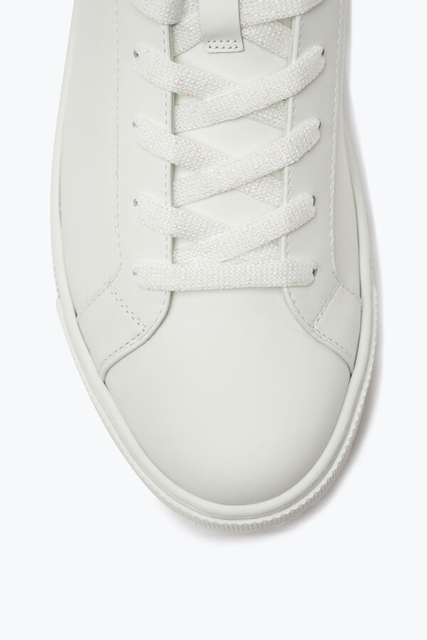 Sneakers En Cuir Avec Strass Xtra