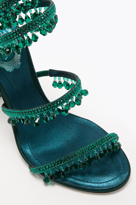CHANDELIER EMERALD GREEN SANDAL 105