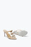 Caterina Champagne Slider Sandal 80