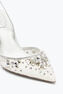 Zapato Destalonado Hina Blanco Con Cristales 80