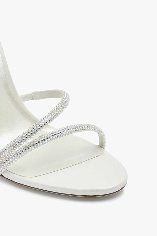 Margot Crystal Ivory Sandal 105