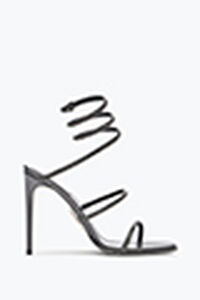 Cleo Anthracite Sandal With Crystals 105