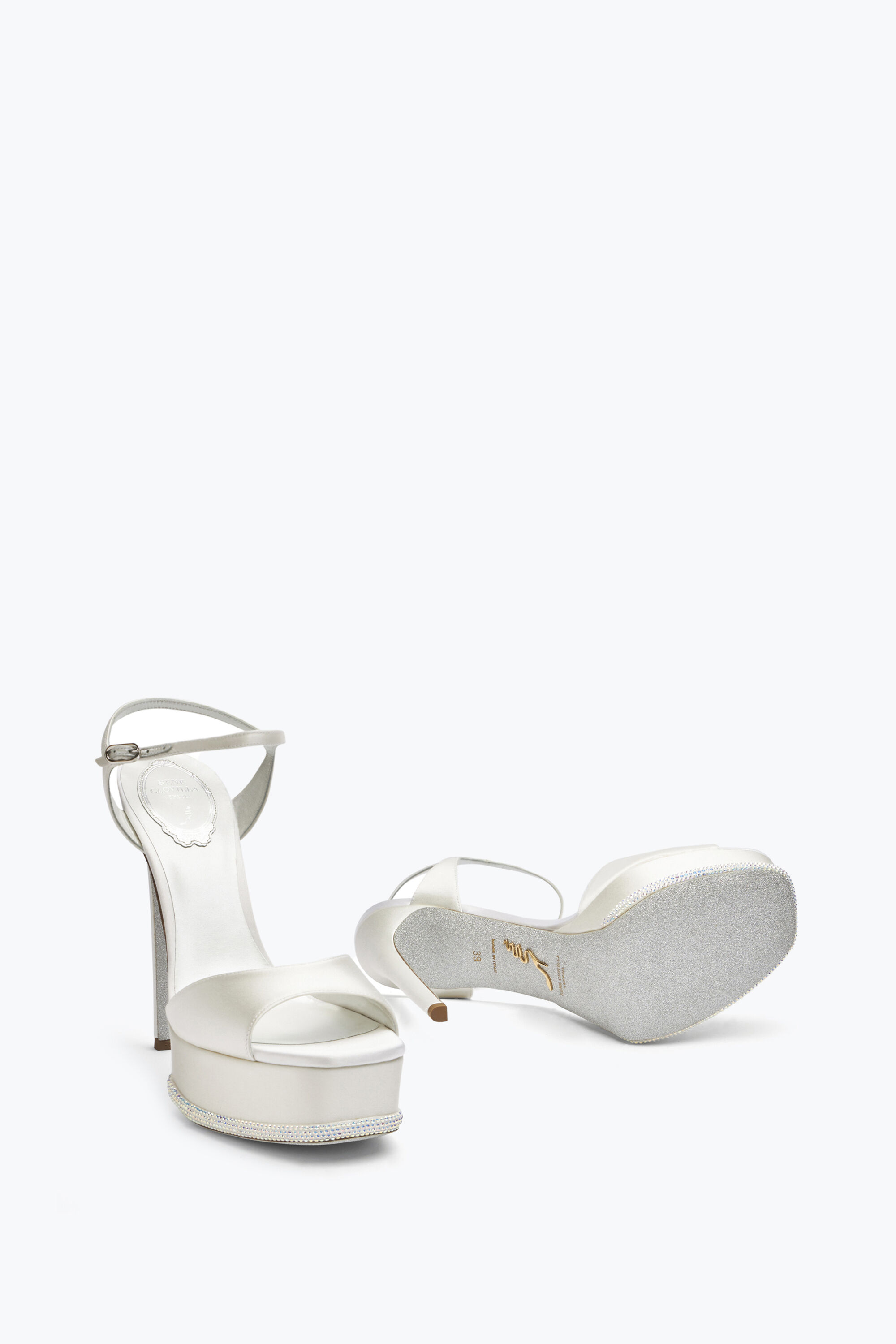 Rene Caovilla Sandale Anastasia Ivoire 130 en Blanc pour Femme Rene Caovilla