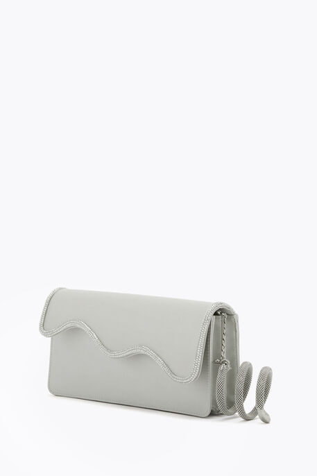 ONDA SILVER CLUTCH