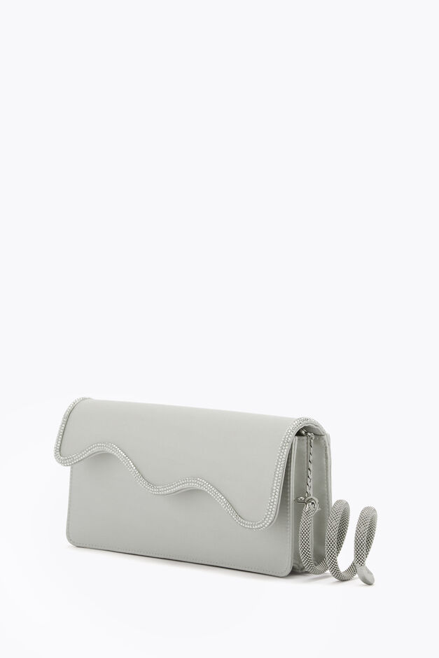ONDA SILVER CLUTCH