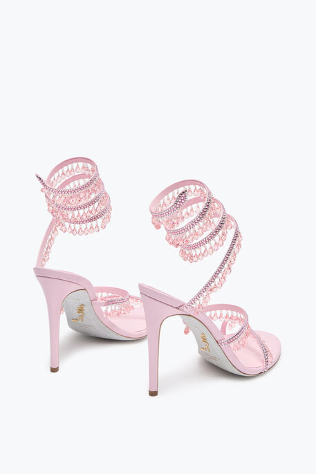 CHANDELIER POWDER PINK SANDAL 105