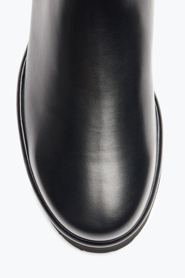 Juniper Black And Silver Biker Boot 45