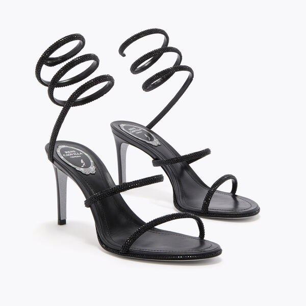 CLEO SCHWARZE SANDALEN 80