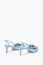 Escarpin slingback Cinderella bleu pastel 60