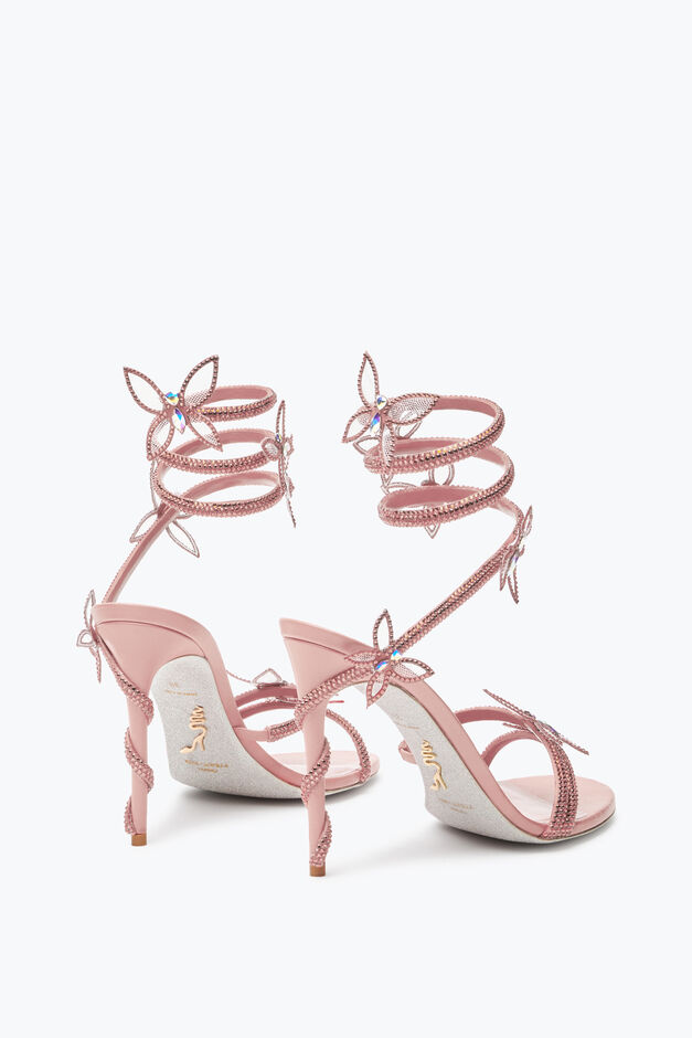 Margot Pink Powder Butterfly Sandal 105 Margot Pink Powder Butterfly Sandal 105